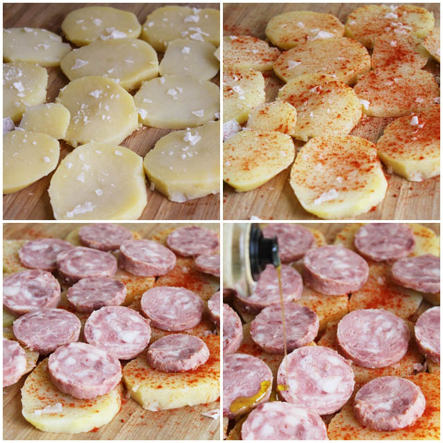 Salchichón de pato cocido Pasos