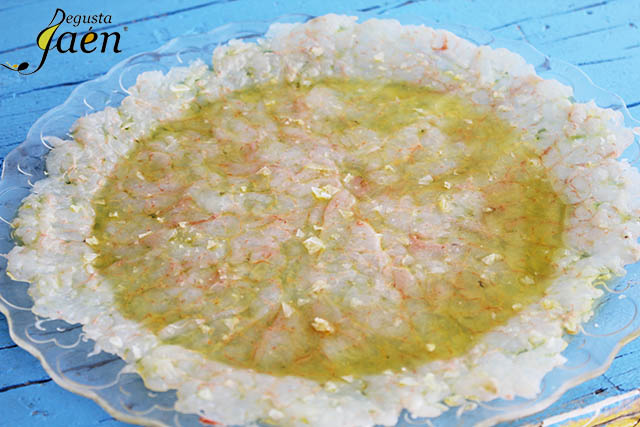 Carpaccio de gambas Degusta Jaén (5)