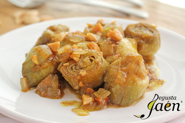 Alcachofas-en-salsa-de-almedras-(2)