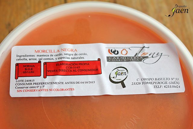 Lasaña de morcilla Degusta Jaén