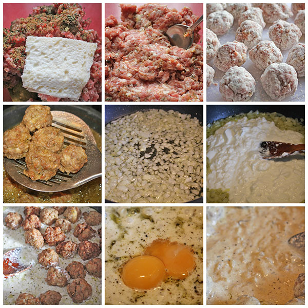 Albondigas de cordero en salsa de yogur pasos