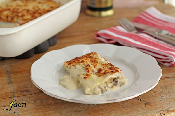 Canelones de setas y pate de perdiz Degusta Jaén (2)