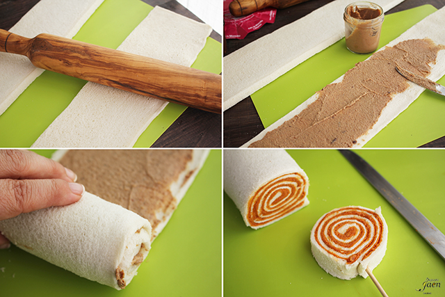 Piruletas pates Degusta Jaen pasos