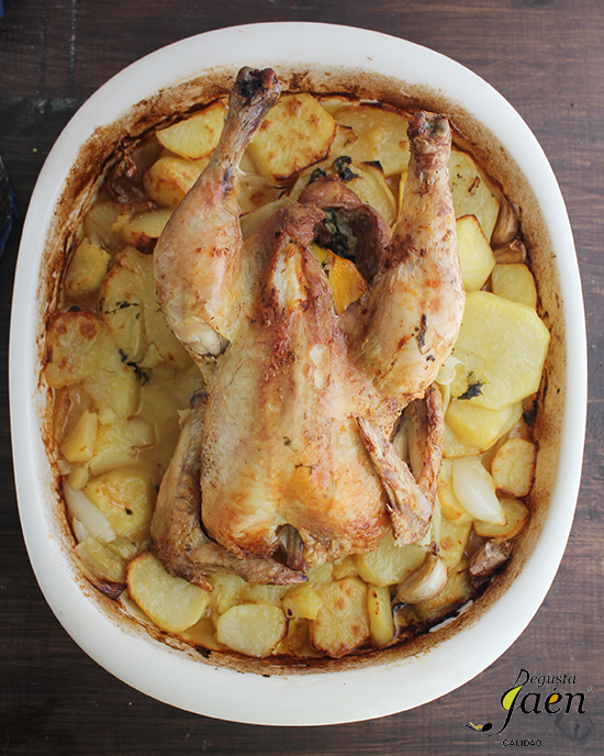 Pollo al horno Degusta Jaen