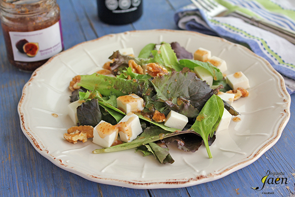 Ensalada queso, nueces, higos Degusta Jaen (2)