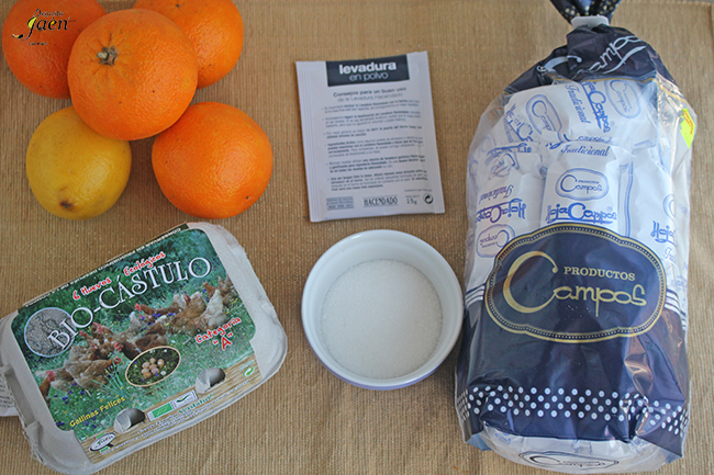 Bizcocho de hojaldrinas Ingredientes