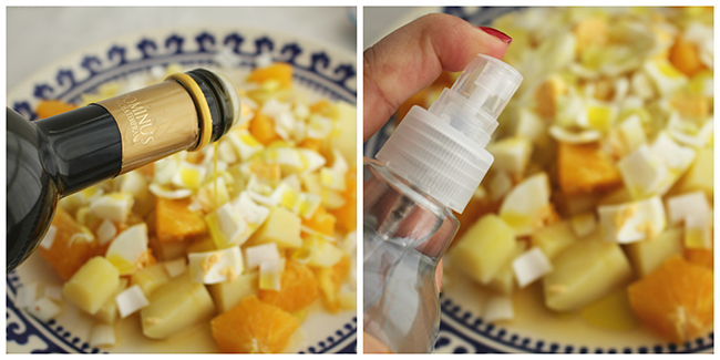 Ensalada con Aove y Sal liquida Degusta Jaen