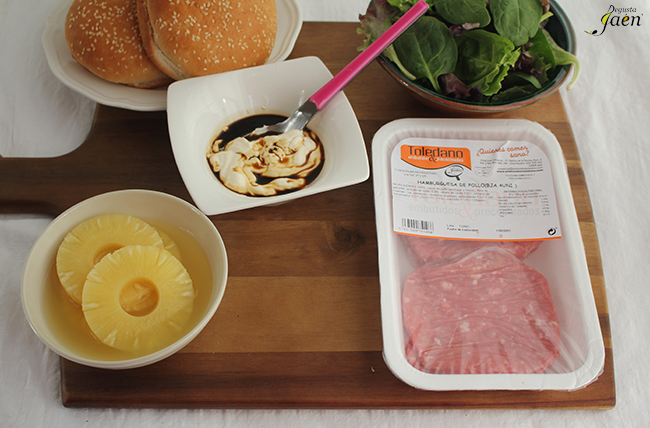 Ingredientes Hamburguesas de pollo Degusta Jaen