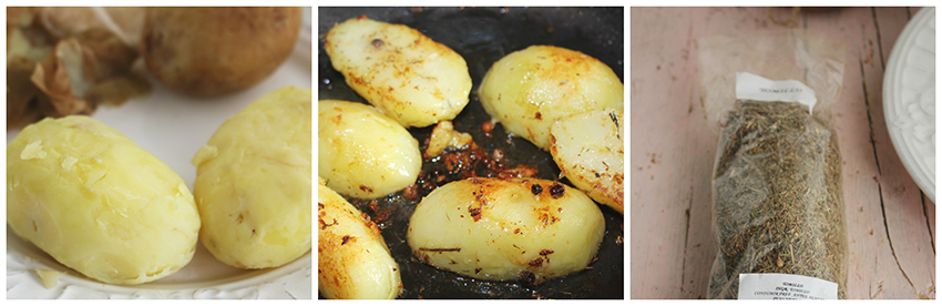 Patatas al romero pasos Degusta Jaen