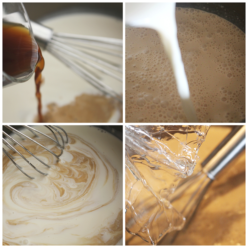 Crema de café pasos