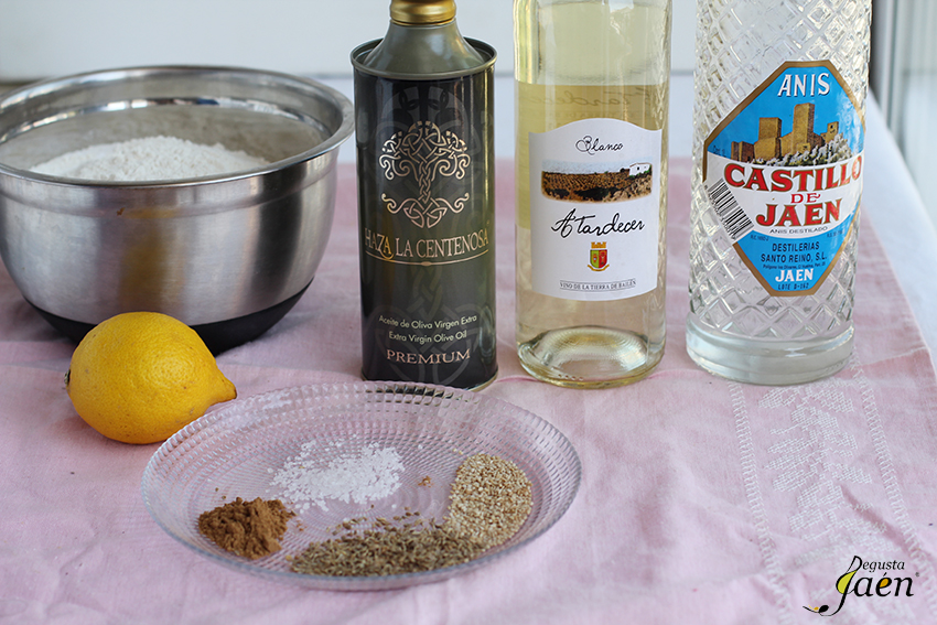 Degusta Jaen ingredientes pestiños