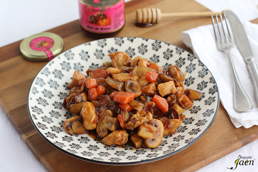 Pollo a la miel Degusta Jaen Hispamiel