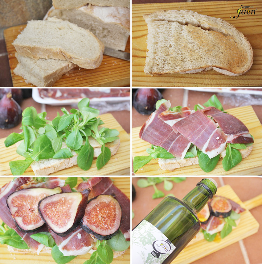 Tostas Brevas Degusta Jaen pasos