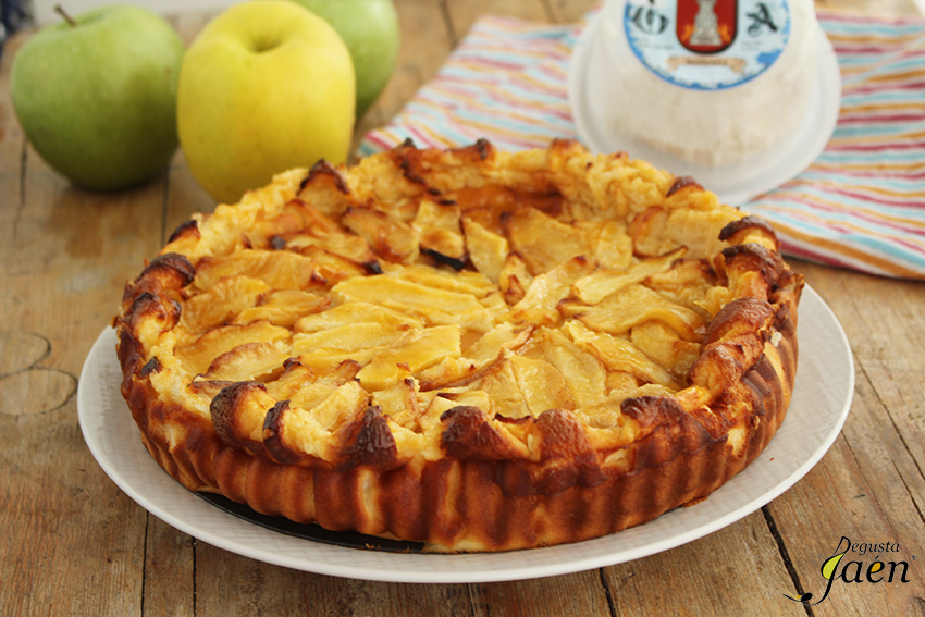 Tarta Requeson y manzanas Degusta Jaen (2)