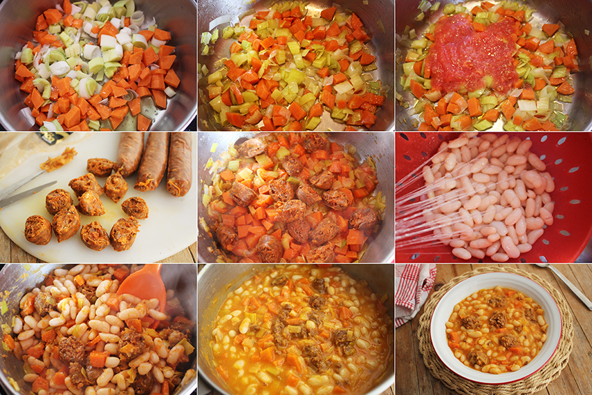 Habichuelas con chorizo de ciervo Degusta Jaen pasos