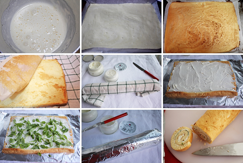 Enrollado crema de queso Degusta Jaen pasos