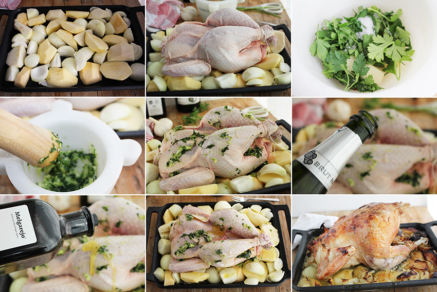 Pollo al horno manzanas Degusta Jaen