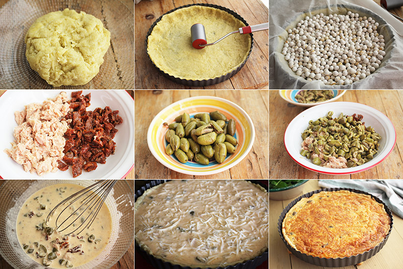 Tarta de aceitunas Degusta Jaen pasos