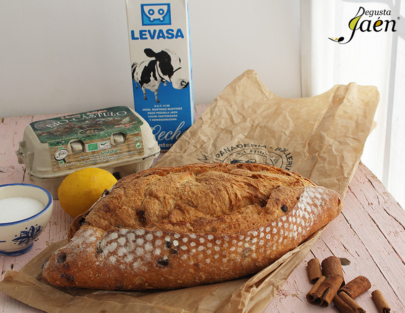 Torrijas Degusta Jaen ingredientes