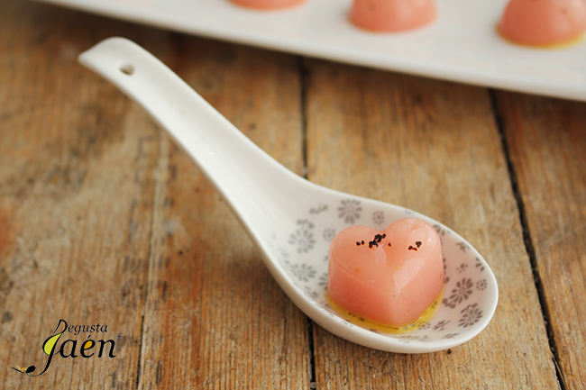 Bombones gazpacho Degusta Jaen