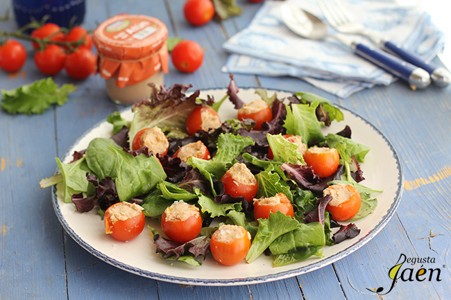 Ensalada tomate y pate de atun Degusta Jaen (1)