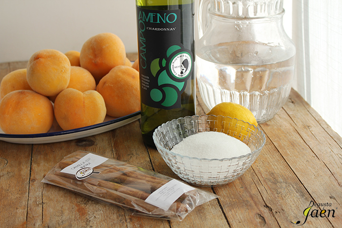 Ponche de melocoton Ingredientes