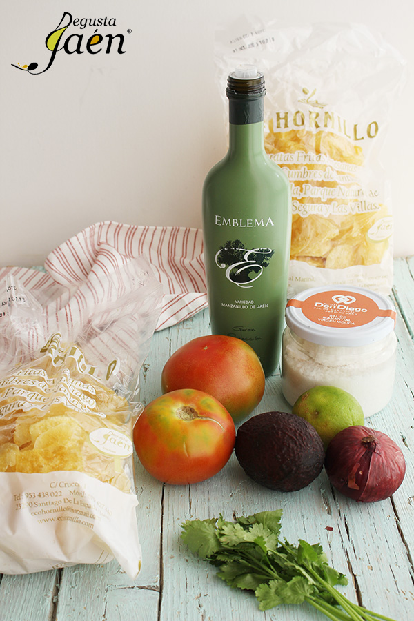 Patatas fritas con picadillo Degusta Jaen Ingredientes