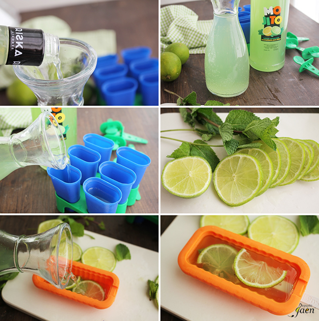 Polos de mojito Degusta Jaen pasos