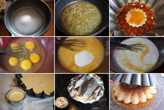 Flan de huevo Degusta Jaen pasos1