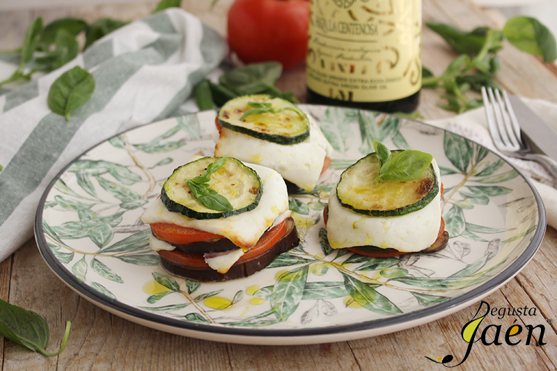 Milhojas de verduras con queso fresco Degusta Jaen (2)