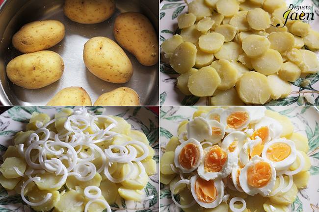 Ensalada de trucha en escabeche Degusta Jaen