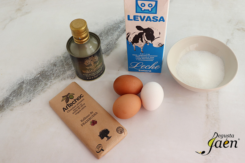 natillas de chocolate y aove