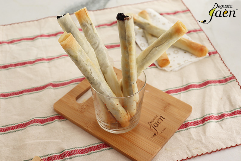 Cigarros de morcilla en caldera