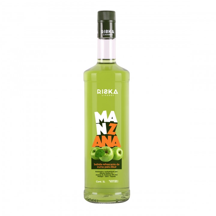 Imagen del producto Licor de Manzana Riska sin alcohol