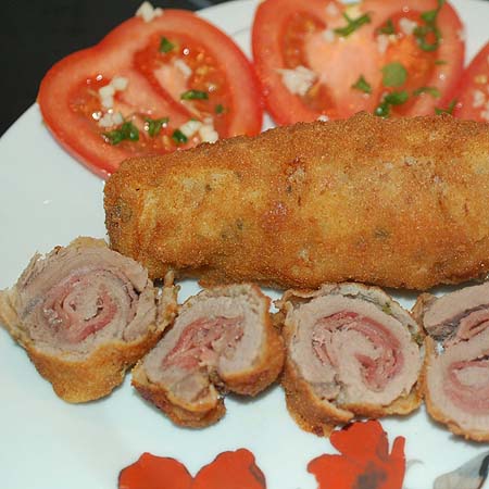 Imagen del producto Flamenquín casero frito