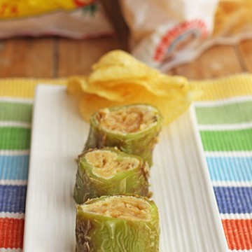 Imagen de la receta Pimientos rellenos de tortilla de patatas