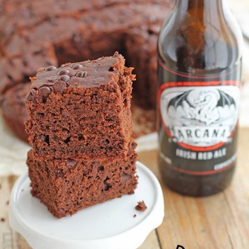 Imagen de la receta Brownie de chocolate con cerveza Irish Red Ale