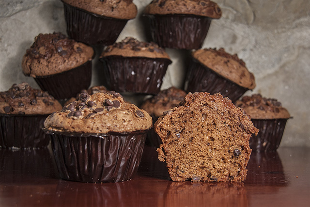 Imagen del producto Magdalenas de aceite de oliva virgen y cacao