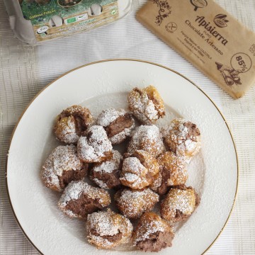 Imagen de la receta Buñuelos rellenos de chocolate