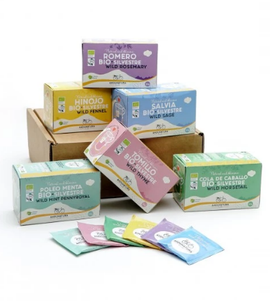 Imagen del producto Infusiones de plantas aromáticas silvestres y ecológicas