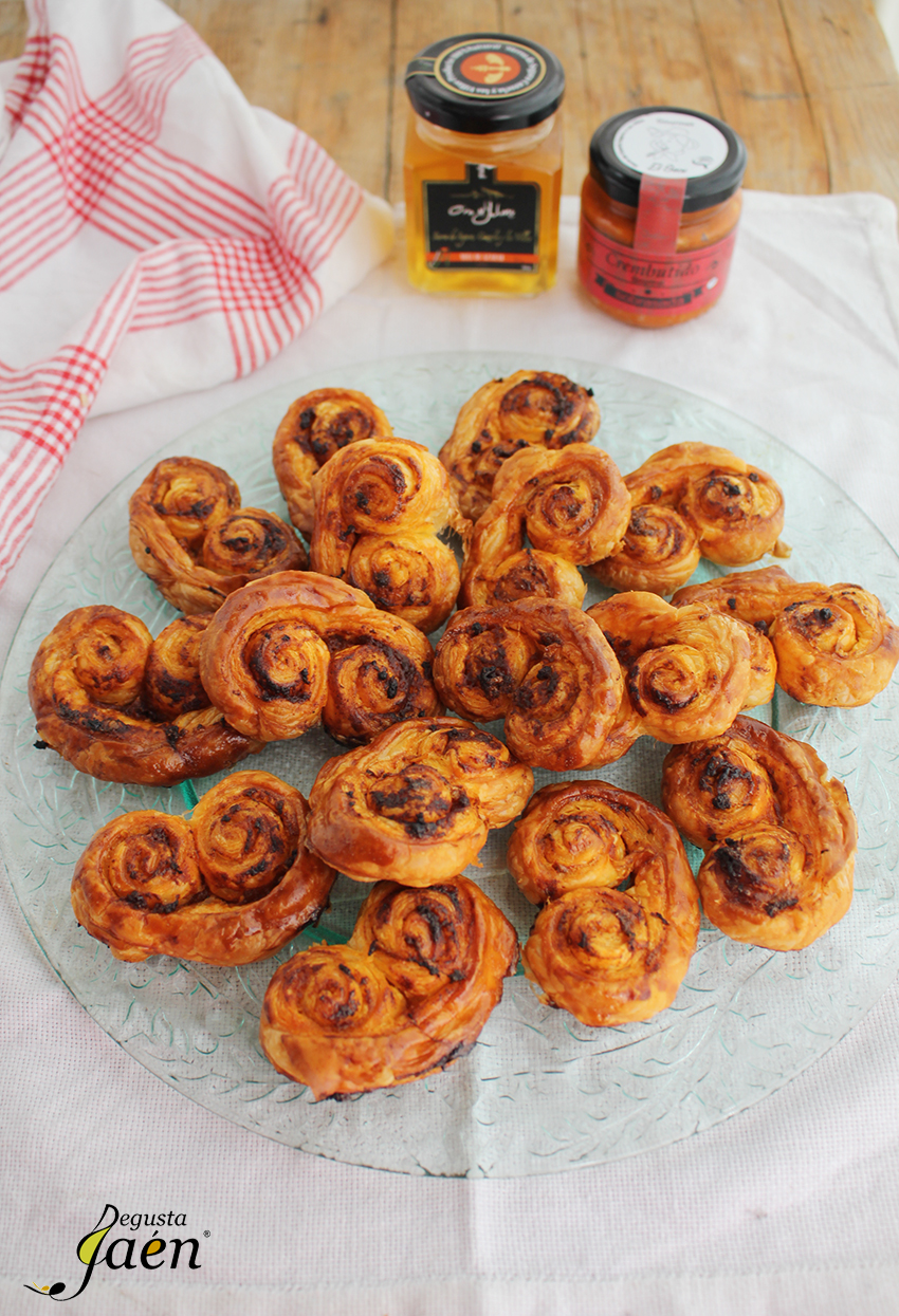 Palmeritas de sobrasada y miel Degusta Jaen (2)