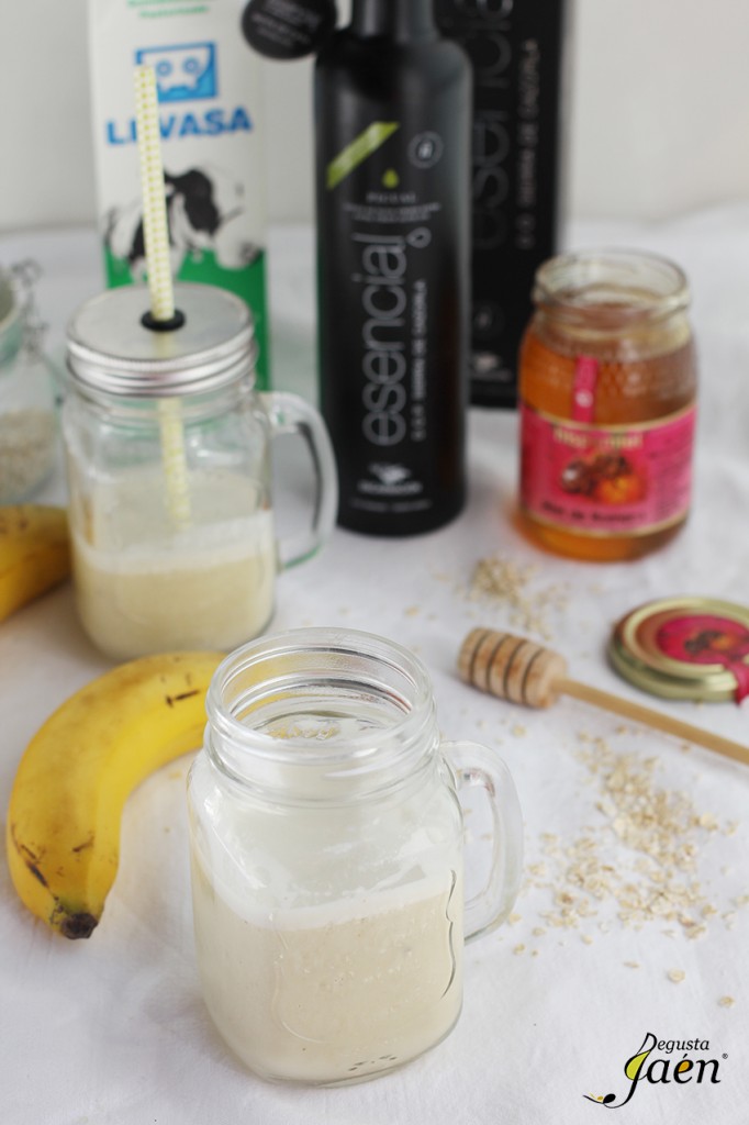 Batido de platano, miel y aove Degusta Jaen (1)