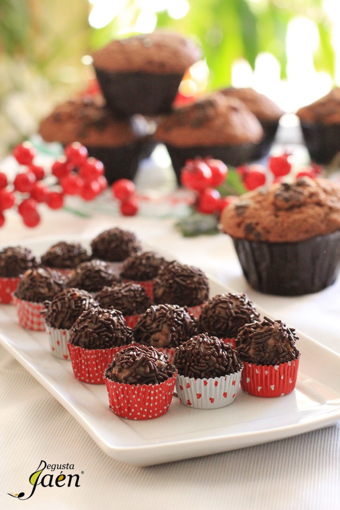 Trufas de Magdalenas de Chocolate Degusta Jaen