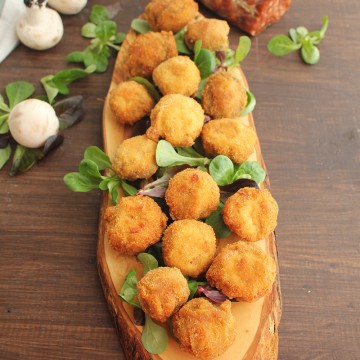 Imagen de la receta Champiñones rellenos de salchichón achorizado