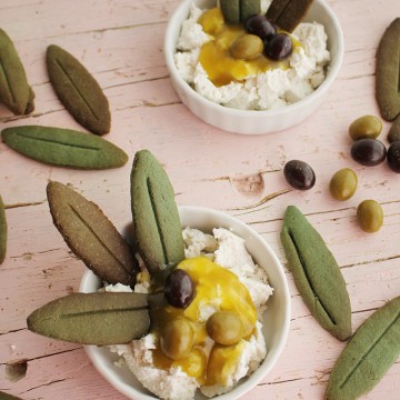 Imagen de la receta Jengis con requesón y mermelada de "aove"