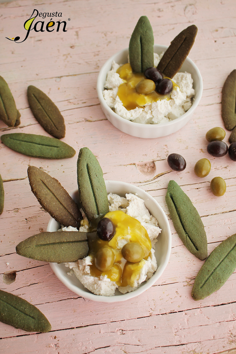 Requesón con mermelada aove y Galletas Jengis Degusta Jaen (3)