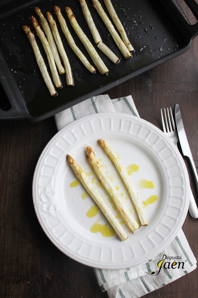 Esparragos blancos frescos al horno Degusta Jaen (1)