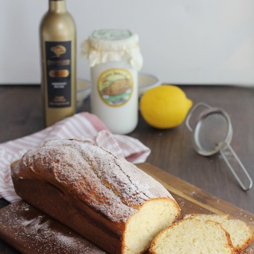 Imagen de la receta Bizcocho de yogur y aceite de oliva virgen extra