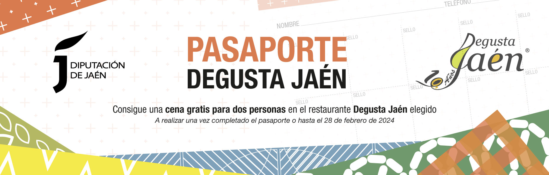 Banner Degusta Jaén - Pasaporte