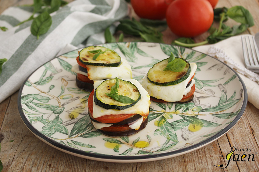 Milhojas de verduras con queso fresco Degusta Jaen (1)